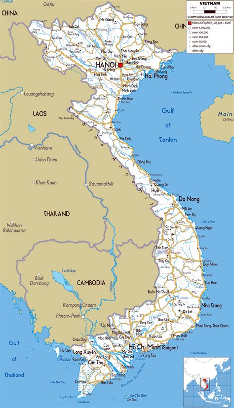 Map of Vietnam with cities and regions — Yandex Maps.